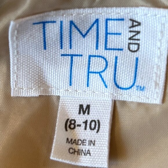 Time & True Wool Blend SZM Cream Boxy Oversized Cropped  Utility Jacket Western - Picture 6 of 8